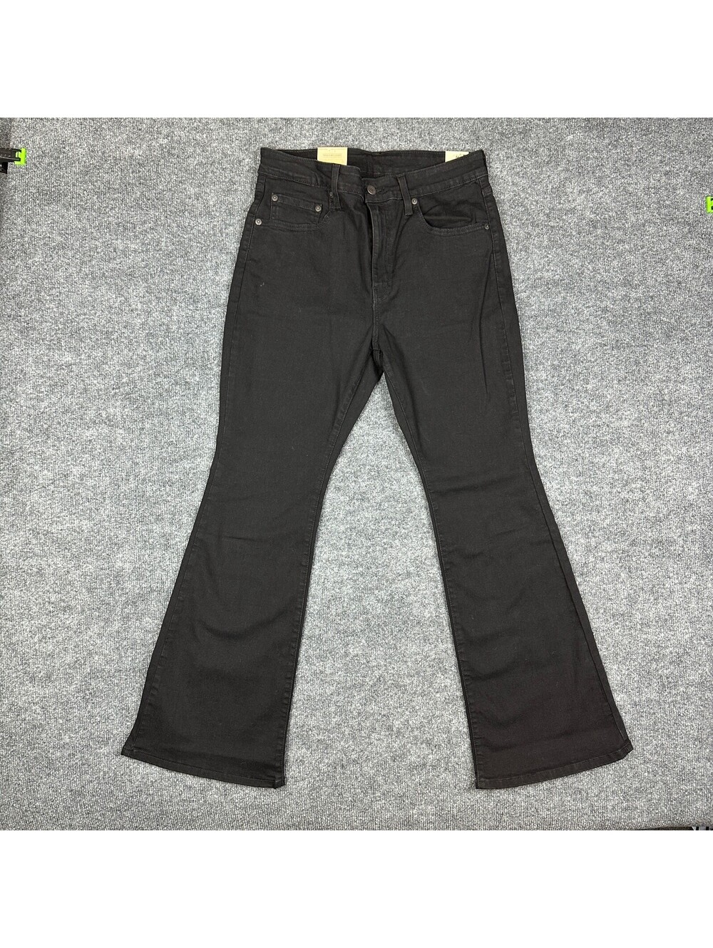 NWT Levi's 726 Flare Womens 31x30 Black Jeans